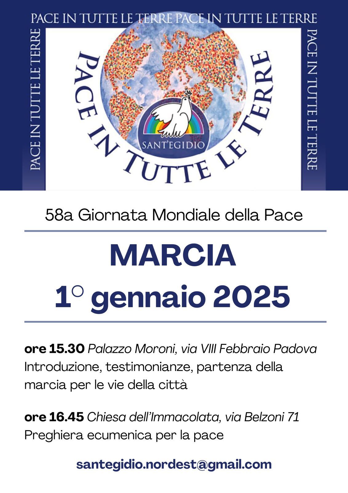 Marcia per la pace 2025